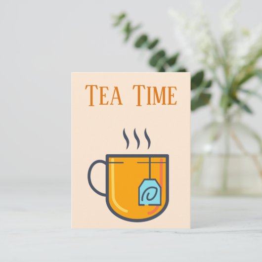 Carte postale Tea Time (Debout devant)