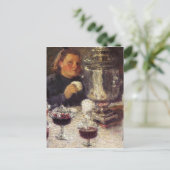 Carte Postale Tea Time : A Samovar par Igor Grabar (Debout devant)