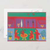 Carte Postale Tea Time au Musée 2003 (Devant / Derrière)