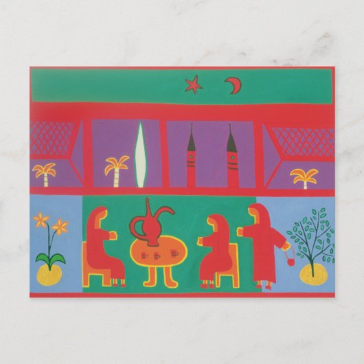 Carte Postale Tea Time au Musée 2003 (Devant)