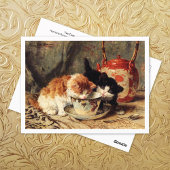 Carte Postale Tea Time Kittens Henriëtte Ronner-Knip