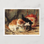 Carte Postale Tea Time Kittens Henriëtte Ronner-Knip (Devant)
