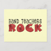 Carte Postale Teachers de bande T-shirts et cadeaux Rock (Devant)