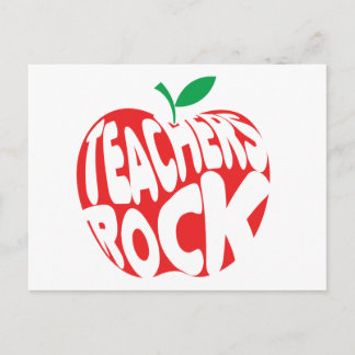 Carte Postale Teachers Rock