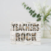 Carte Postale Teachers Rock (Debout devant)