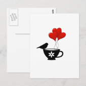 Carte Postale Teacup of Hearts (Devant / Derrière)