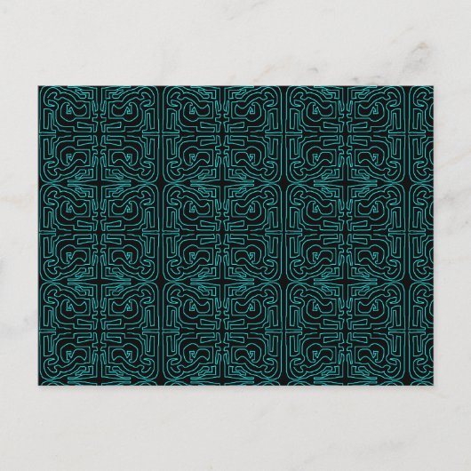 Carte postale Teal Maze de Mark Edward Westerfield (Devant)