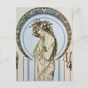 Carte Postale Teal Moon Goddess