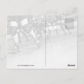 Carte Postale team roller derby (Dos)