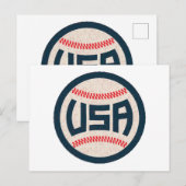 Carte Postale Team USA Baseball (Devant / Derrière)