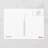 Carte postale Team Vegan (Dos)