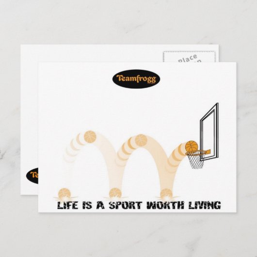 carte postale teamfrogg 2 (Devant / Derrière)