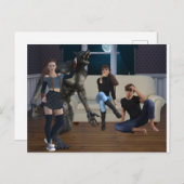 Carte Postale Teanage Werewolf Lycanthrope Shapeshifers (Devant / Derrière)