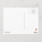 Carte Postale Teapot bleu rose Fleur de rose (Dos)