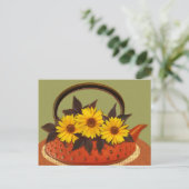 Carte Postale teapot bouquet (Debout devant)