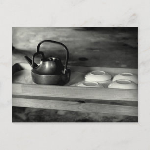 Carte Postale Teapot et Bowls