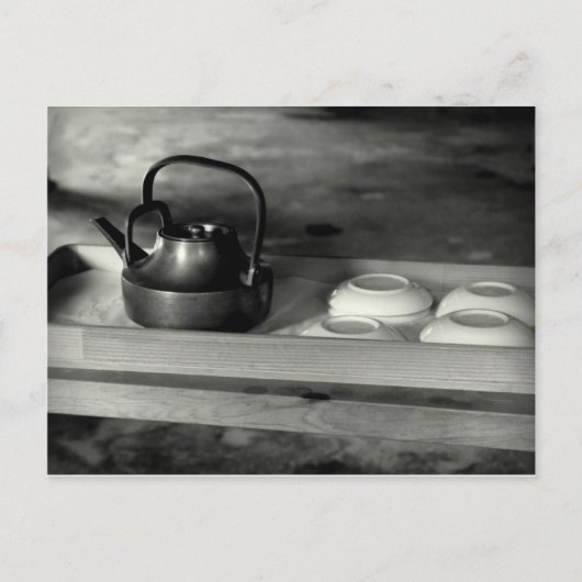Carte Postale Teapot et Bowls (Devant)