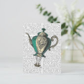 Carte Postale Teapot volant 1 Vert et Jaune (Debout devant)