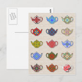 Carte Postale Teapots (Devant / Derrière)