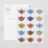 Carte Postale Teapots (Devant / Derrière)