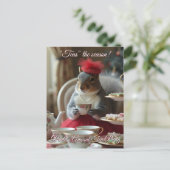 Carte Postale "Teas" l'invitation de la saison (Debout devant)