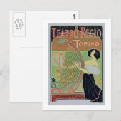 Carte Postale Teatro Regio Torino ( Théâtre Royal ) (Devant / Derrière)