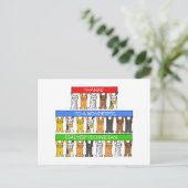 Carte Postale Technicien de dialyse merci (Debout devant)