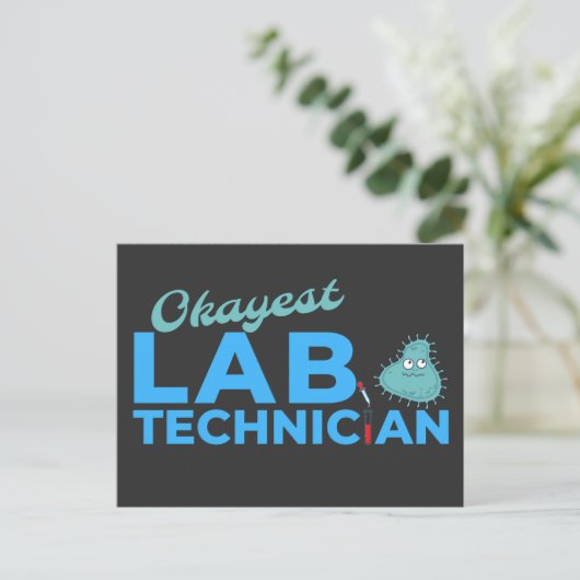CARTE POSTALE TECHNICIEN DE LABO LE MOINS NUL - TECHNICIEN DE LA (Debout devant)