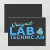 CARTE POSTALE TECHNICIEN DE LABO LE MOINS NUL - TECHNICIEN DE LA (Devant / Derrière)