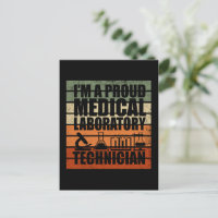 Technicien de laboratoire médical vintage rétro