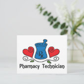Carte Postale Technicien en pharmacie (Debout devant)