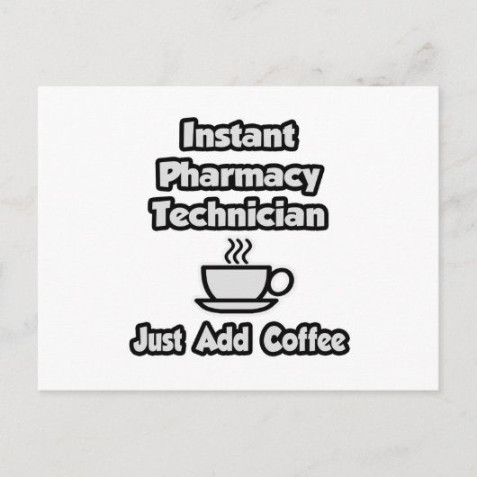 Carte Postale Technicien en pharmacie instantané .. Juste ajoute (Devant)