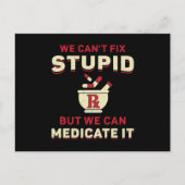 Carte Postale Technicien en pharmacie Nous ne pouvons pas répare (Devant)