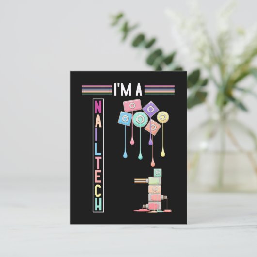 Carte Postale Technicien ongles Maquillage Technicien ongles Cos (Debout devant)