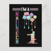 Carte Postale Technicien ongles Maquillage Technicien ongles Cos (Devant)