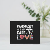 Carte Postale Technicien Pharmaceutique Pharmacien Le Faire Avec (Debout devant)