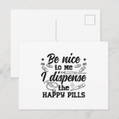Carte Postale Technicien Pharmaceutique Pharmaciste Tech Soyez G (Devant / Derrière)