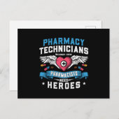 Carte Postale Techniciens en pharmacie Technicien Technicien Pha (Devant / Derrière)