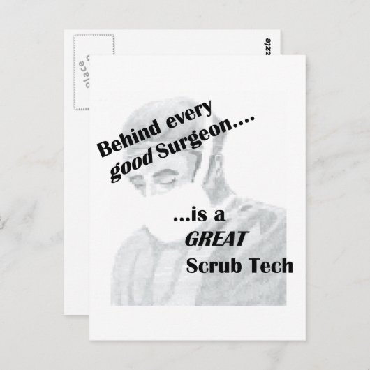 Carte Postale Technique de balayage (Devant / Derrière)