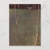 Carte Postale Technique Klimt, Gustav Bauernhaus mit Birken 1900 (Devant)