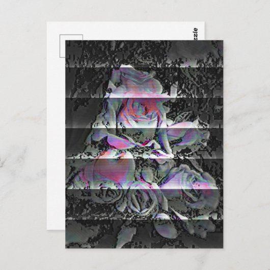 Carte Postale Techno Bouquet (Devant / Derrière)