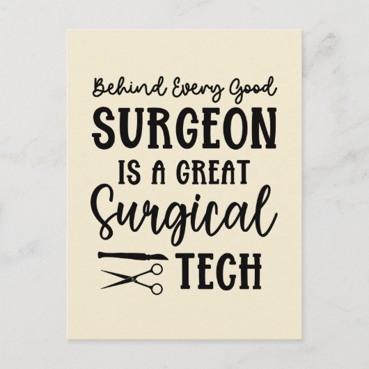Carte Postale Technologie chirurgicale | Appréciation du technol (Devant)