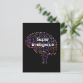 Carte Postale Technologie de super intelligence (Debout devant)
