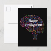 Carte Postale Technologie de super intelligence (Devant / Derrière)