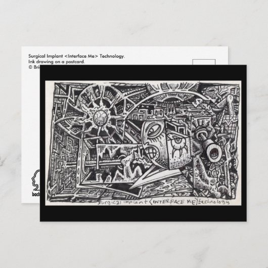 Carte Postale Technologie Implant chirurgical (Interface Me) (Devant / Derrière)