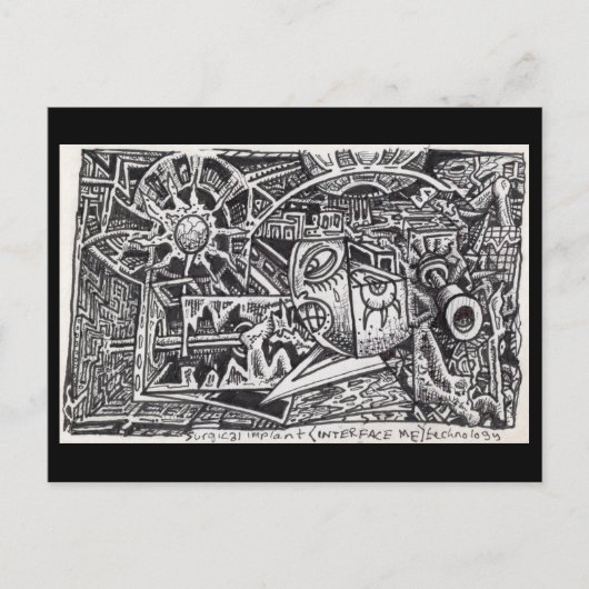 Carte Postale Technologie Implant chirurgical (Interface Me) (Devant)
