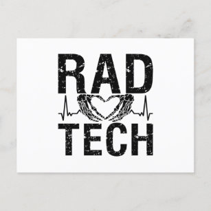 Carte Postale Technologue en médecine technique Rad Xray Radiolo