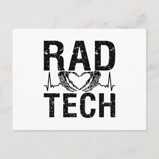 Carte Postale Technologue en médecine technique Rad Xray Radiolo (Devant)