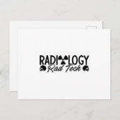 Carte Postale Technologue en radiologie Médecine Rad Technologue (Devant / Derrière)
