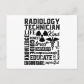 Carte Postale Technologue en technologie Rad Xray Technicien en  (Devant)